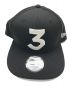 New Era (ニューエラ) CHANCE THE RAPPER CHANCE 3 キャップ ブラック：8000円