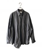 Graphpaperグラフペーパー）の古着「Oxford Oversized B.D.Shirt」｜グレー