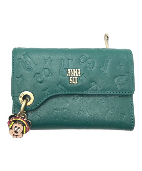 ANNA SUI（アナスイ）ANNA SUI (アナスイ) Disney (ディズニー) 財布 グリーンの古着・服飾アイテム