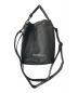 coller (カラー) Bucket Bag / 巾着2WAYショルダーバッグ ブラック：10000円