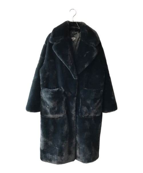 UGG（アグ）UGG (アグ) Avaline Faux Fur Coat / アバリンフォーファーコート ブラック サイズ:XSの古着・服飾アイテム