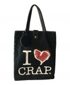 Vivienne Westwoodヴィヴィアンウエストウッド）の古着「I LOVE CRAP ハンドバッグ」｜ブラック