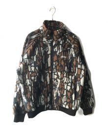 stussy（ステューシー）の古着「Tree Bark Fleece」｜ブラック×ブラウン