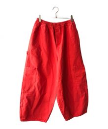 Meals Clothing（ミールズクロージング）の古着「CHEF PANTS」｜レッド