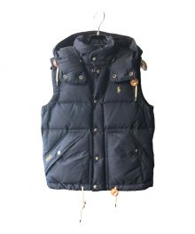 POLO RALPH LAUREN（ポロ・ラルフローレン）の古着「New Elmwood Synthetic Vest / フーデッドダウンベスト」｜ネイビー