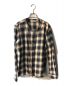 nonnative（ノンネイティブ）の古着「HANDYMAN SHIRT / ベースボールネルシャツ」｜ネイビー×アイボリー