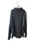 AURALEE (オーラリー) Wool Baby Alpaca Nepped Cable Knit Turtle Neck P/O ブラウン サイズ:5：18000円