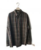 AURALEEオーラリー）の古着「24SS SUPER LIGHT WOOL CHECK SHIRT」｜ブラウン