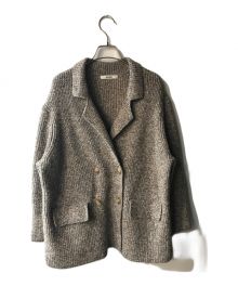 Snidel（スナイデル）の古着「24AW ニットジャケット」｜ベージュ