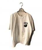 NIKE×stussyナイキ×ステューシー）の古着「NRG FL SS 8 Ball T-Shirt」｜ホワイト