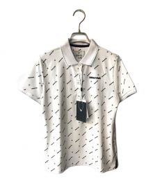 BRIEFING（ブリーフィング）の古着「WS MONOGRAM POLO」｜ホワイト