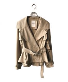 HER LIP TO（ハーリップトゥ）の古着「Everyday Belted Trench Jacket」｜ベージュ