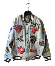 Supreme (シュプリーム) NIKE (ナイキ) NBA Denim Warm-Up Jacket ブルー サイズ:S