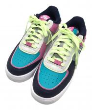 NIKE (ナイキ) WMNS AF1 SHADOW SE lt smoke grey/barely volt マルチカラー サイズ:27.5㎝