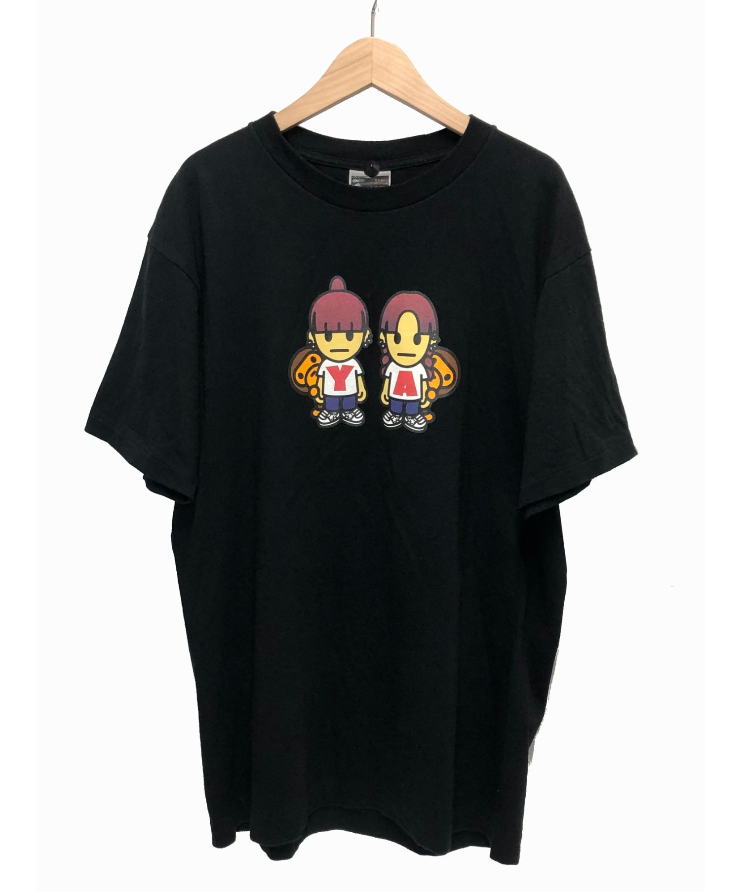 中古 古着通販 Ape Bapestar エイプ ベイプスター プリントtシャツ ブラック サイズ L 90ｓ Puffy ブランド 古着通販 トレファク公式 Trefac Fashion