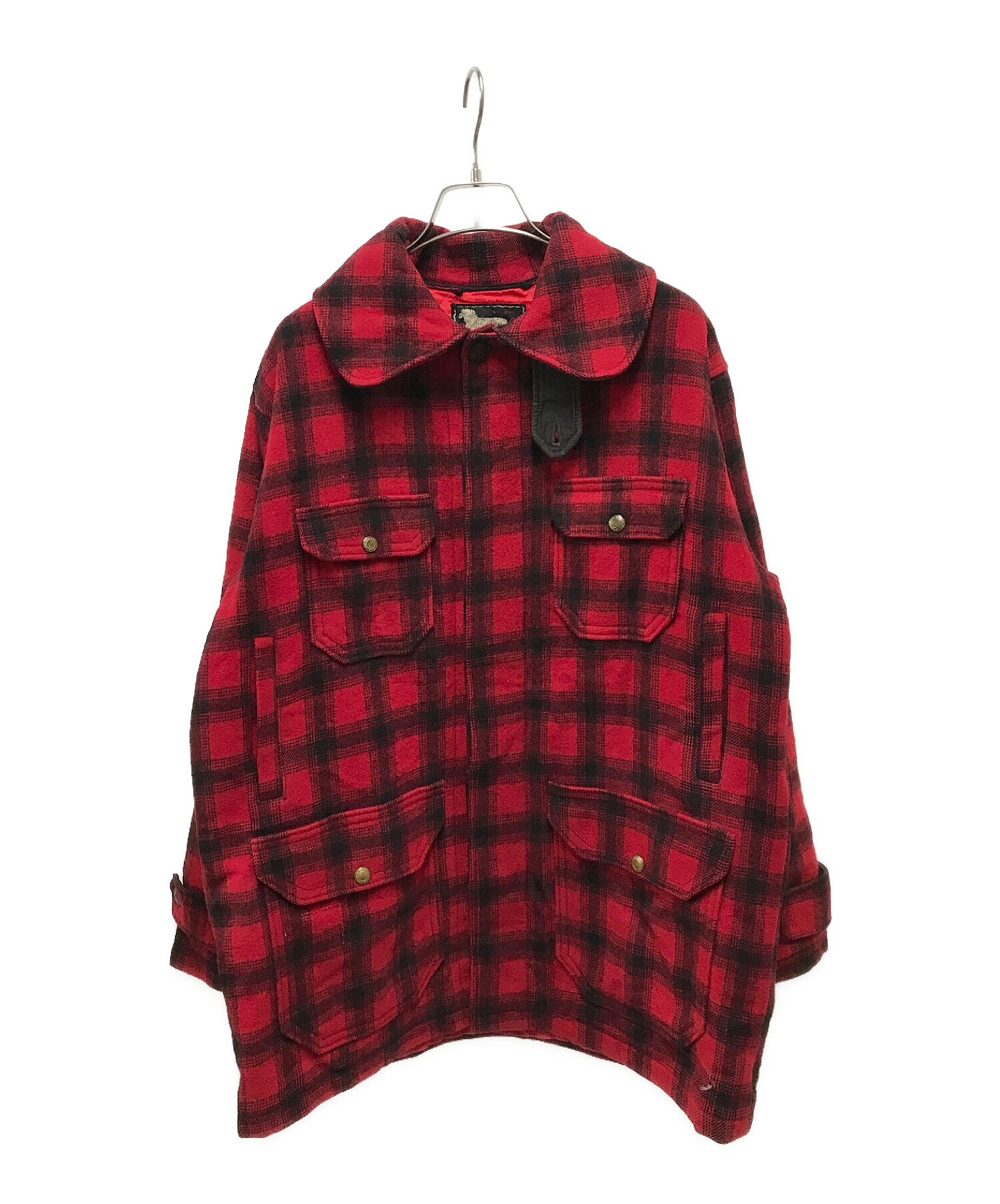 WOOLRICH (ウールリッチ) 50'sヴィンテージマッキーノクルーザー レッド サイズ:40