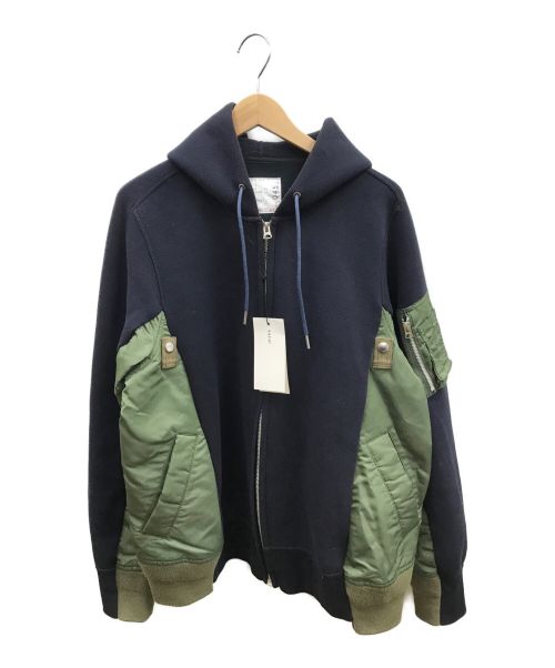 中古・古着通販】sacai (サカイ) スポンジスウェット×MA-1ジップアップ