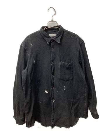 [中古]COMME des GARCONS HOMME(コムデギャルソン オム)のメンズ トップス 90‘Sコットンウールダメージシャツ