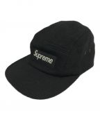 SUPREMEシュプリーム）の古着「ウールロゴキャップ」｜ブラック