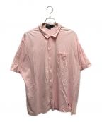 POLO RALPH LAURENポロ・ラルフローレン）の古着「半袖ポロオープンカラーシャツ」｜ピンク