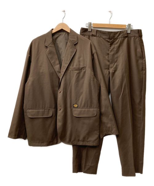 Dickies（ディッキーズ）Dickies (ディッキーズ) TRIPSTER (トリップスター) BEAMS (ビームス) スーツセットアップ ブラウン サイズ:Lの古着・服飾アイテム