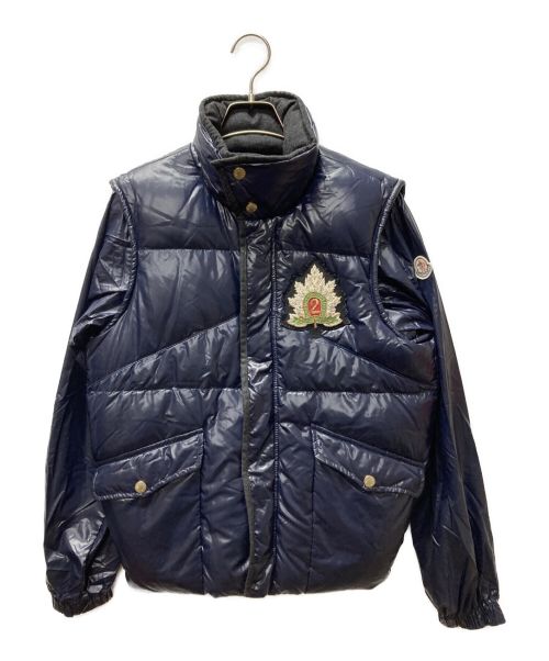 MONCLER（モンクレール）MONCLER (モンクレール) BALENCIAGA (バレンシアガ) 2wayダウンジャケット ネイビー サイズ:46の古着・服飾アイテム