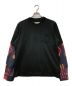 sacai（サカイ）の古着「ARCHIVE PRINT MIX LONG SLEEVE T-SHIRT」｜ブラック