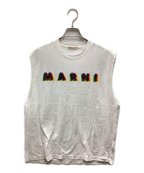 MARNI（マルニ）MARNI (マルニ) ノースリーブタンクトップ ホワイト サイズ:46の古着・服飾アイテム