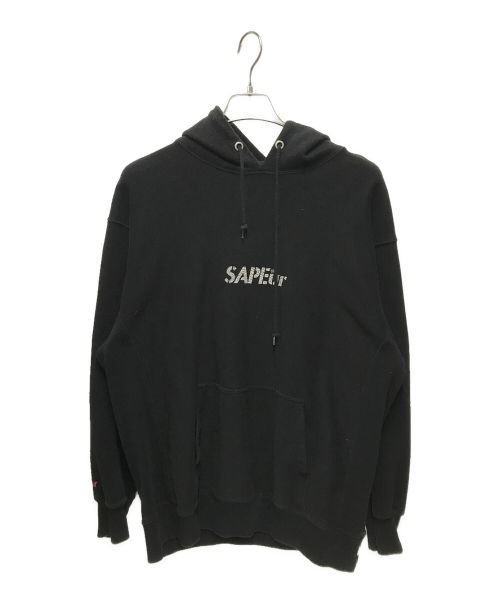 SAPEur（サプール）SAPEur (サプール) CEMENT ROD MAN HOODIE ブラック サイズ:X-LARGEの古着・服飾アイテム