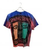 ROLLING STONESローリングストーンズ）の古着「90`SヴィンテージバンドTEE」｜ブルー