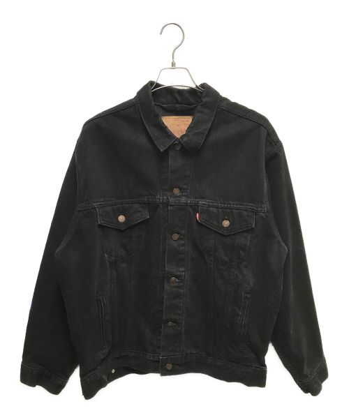 LEVI'S（リーバイス）LEVI'S (リーバイス) 90`Sブラックデニムジャケット ブラック サイズ:LARGEの古着・服飾アイテム