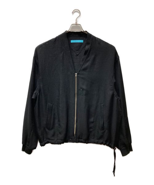 MUZE（ミューズ）MUZE (ミューズ) LIGHT BOMBER BLOUSON ブラック サイズ:Mの古着・服飾アイテム