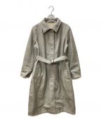 MACKINTOSHマッキントッシュ）の古着「ROSLIN HONEY COTTON & WOOL REVERSIBLE TRENCH COAT」｜ベージュ×グレー