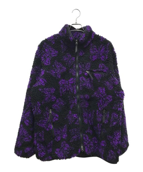 Needles（ニードルズ）Needles (ニードルス) BEAMS (ビームス) Boa Fleece Jacket パープル サイズ:Lの古着・服飾アイテム