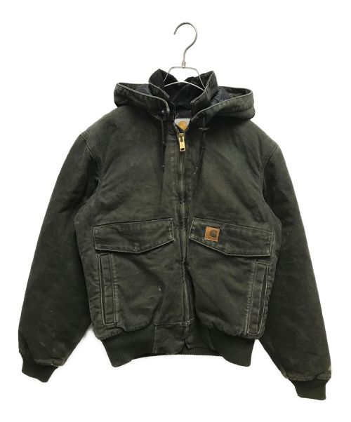 CarHartt（カーハート）CarHartt (カーハート) キャンバスダックジャケット グリーン サイズ:SMALLの古着・服飾アイテム