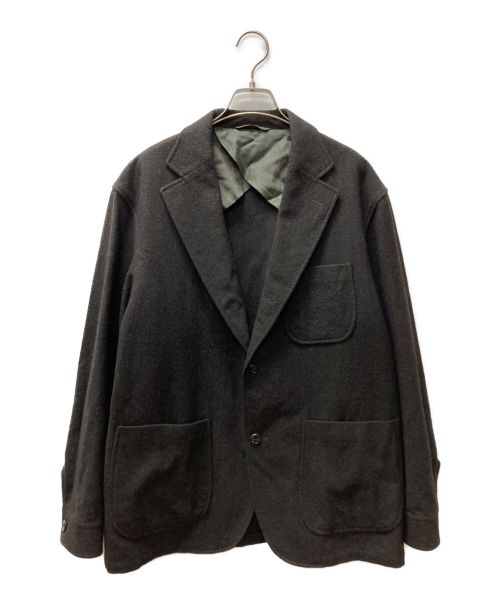 KABEL（カベル）KABEL (カベル) FULL WORSTED SERGE 3B SHIRT JACKET ブラック サイズ:3の古着・服飾アイテム