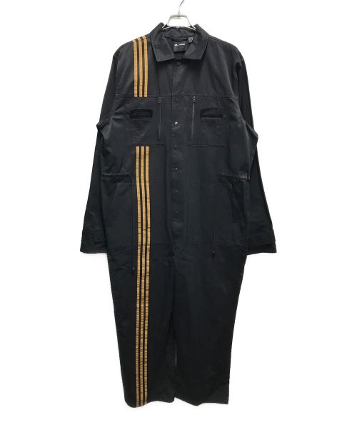 adidas（アディダス）adidas (アディダス) Ivy Park (アイヴィーパーク) 4All 3-Stripe Jumpsuit ブラック サイズ:Lの古着・服飾アイテム