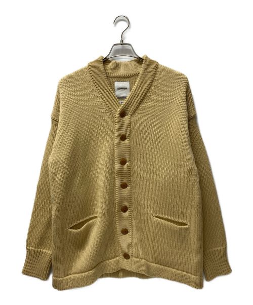 BOWWOW（バウワウ）BOWWOW (バウワウ) BEATLE MANIA CARDIGAN ベージュ サイズ:XL 未使用品の古着・服飾アイテム