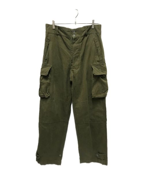 French Army（フランス軍）FRENCH ARMY (フランス軍) Ｍ-47前期カーゴパンツ オリーブ サイズ:下記参照の古着・服飾アイテム