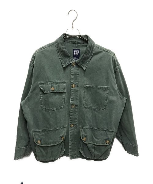 OLDGAP（オールドギャップ）OLDGAP (オールドギャップ) 90`Sダックジャケット グリーン サイズ:Lの古着・服飾アイテム