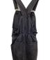 中古・古着 THE SHISHIKUI (ザ シシクイ) black denim jumpsuit ブラック サイズ:FREE：33800円