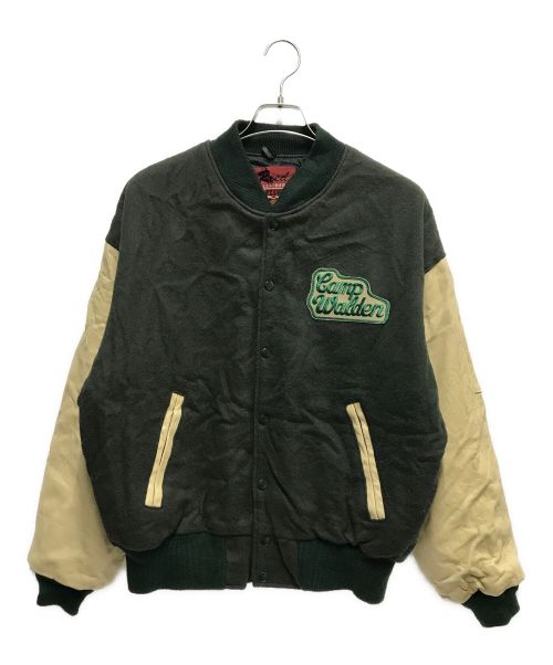 Reed Sportswear（リードスポーツウェア）Reed Sportswear (リードスポーツウェア) VARSITY JACKET グリーン サイズ:下記参照の古着・服飾アイテム