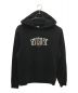 stussy（ステューシー）の古着「CIRCLE C LOGO HOODIE」｜ブラック