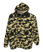 bathig ape cycleベイシングエイプサイクル）の古着「90’s NYLON CAMO REVERSIBLE JACKET」｜ベージュ