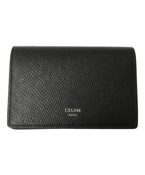 CELINE（セリーヌ）CELINE (セリーヌ) コンパクトカードケース ブラックの古着・服飾アイテム