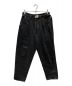 doublet（ダブレット）の古着「SILK DENIM WIDE TROUSER」｜ブラック