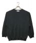 Graphpaper（グラフペーパー）の古着「Suvin Loose Rib Crew Neck Knit」｜ブラック