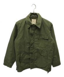 U'S NAVY（ユーエスネイビー）の古着「A-2デッキジャケット」｜オリーブ