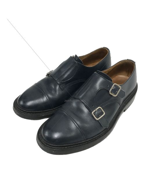 Tricker's（トリッカーズ）Tricker's (トリッカーズ) ダブルモンクストラップシューズ ネイビー サイズ:下記参照の古着・服飾アイテム