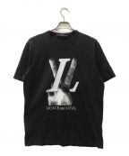 LOUIS VUITTONルイ ヴィトン）の古着「peace and love KIM JONES Tシャツ」｜ブラック